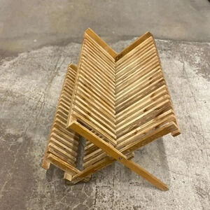 Wood dish  rack